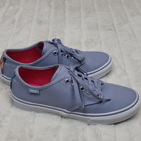Vans Light Blue Women's Size 7.5 Worn Once - Picture 2 of 6